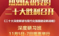 20大解讀與現(xiàn)代化強國建設(shè)新戰(zhàn)略深度研習班